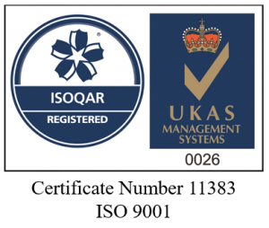ISO9001 Logo with Certificate Number